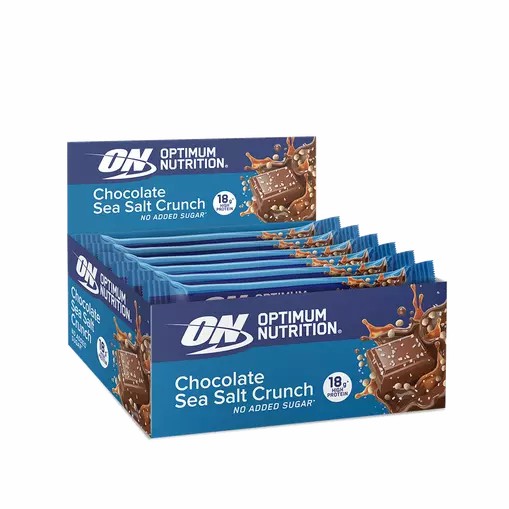 Optimum Nutrition Protein Bar Chocolate Sea Salt Crunch 720 grams (12 Bars) Polska | 196283ITO