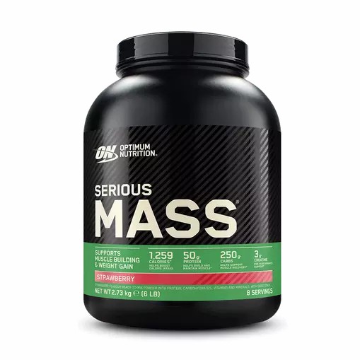 Optimum Nutrition Serious Mass Strawberry 2.73 kg (8 Servings) Polska | 148375KWX